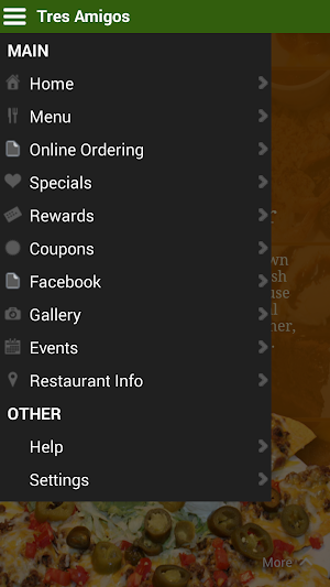 Tres Amigos Cantina Screenshot 1