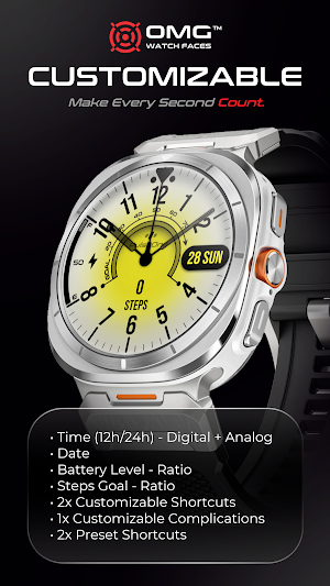 OMG 413 - Analog Watch Face Screenshot 1