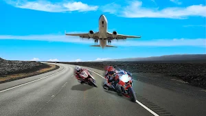 Bike vs Plane Racing Screenshot 1