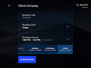 YAROOMS Meeting Room Display Screenshot 1