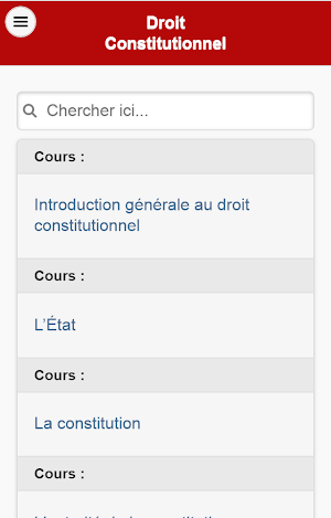Droit Constitutionnel : Cours Screenshot 0