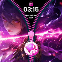 Zipper Lock Screen - Wallpaper
