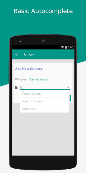 Grocery List Planner Screenshot 3