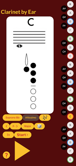 Clarinet by Ear Screenshot 0