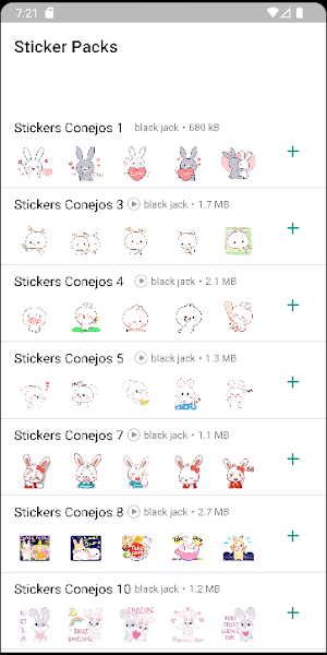 Stickers de Conejo Screenshot 0