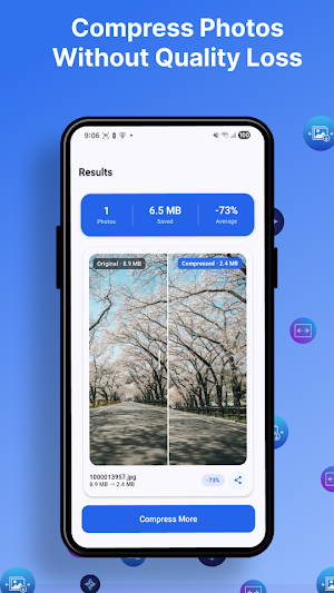 PixShrink: Photo Compressor Screenshot 3