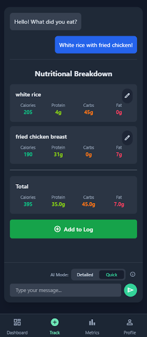 Calorai Screenshot 1