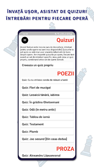 Quizuri opere BAC Romana Screenshot 0
