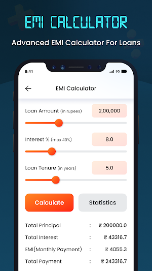 EMI Calculator Screenshot 1