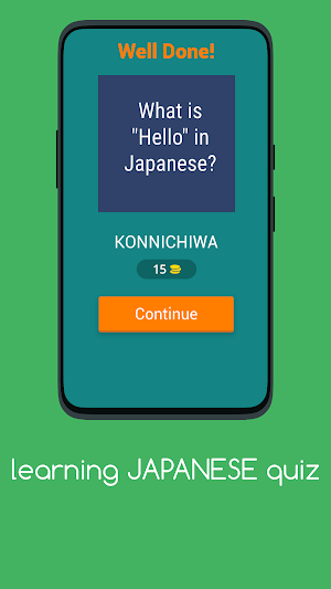 LEARNING JAPANESE QUIZ Screenshot 1