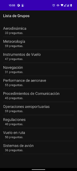 Exámenes DGAC Perú Screenshot 3