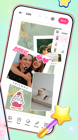 DIY Wallpaper & Collage Maker Screenshot 1