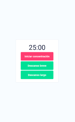 Pomodoro simple Screenshot 0