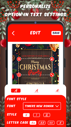 Christmas Invitation Cards Screenshot 2