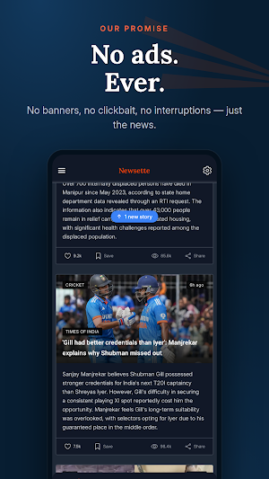 Newsette: Short News Summaries Screenshot 1