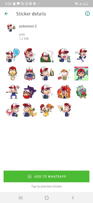 cartoon anime stickers Screenshot 2