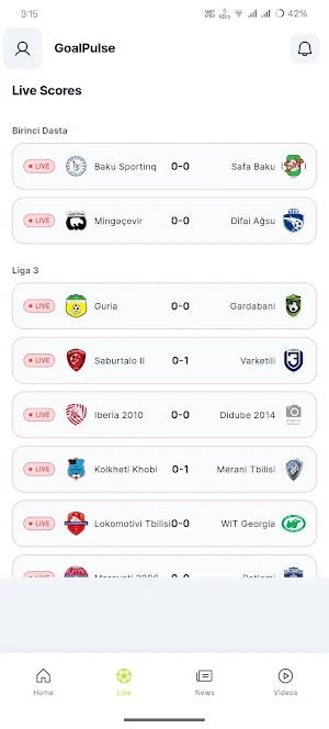 Live Football TV Streaming HD Screenshot 1