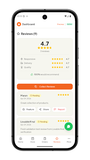 Trustd - Online Store Creator Screenshot 2