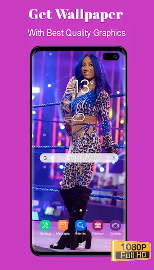 Sasha Bank Wallpaper Screenshot 1