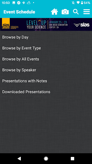 SLAS Events Screenshot 3