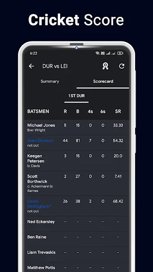 Magic Cricket - Live Score Screenshot 3