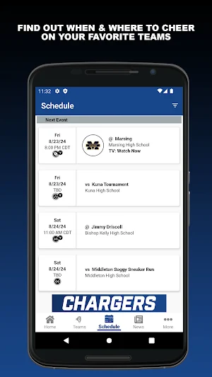 Cole Valley Christian Chargers Screenshot 1