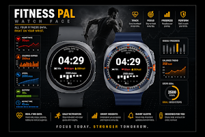 Fitness Pal Watch Face Screenshot 0