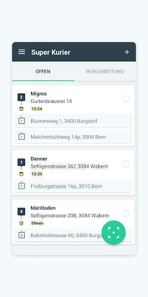 viaVelo Kurier Screenshot 2