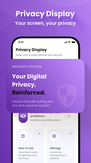 Privacy Display: Hide Screen Screenshot 0