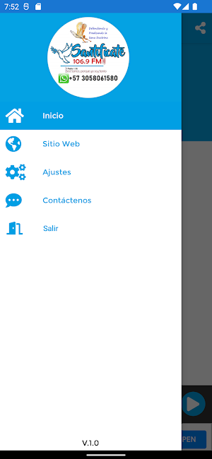 Santificate Radio Screenshot 1