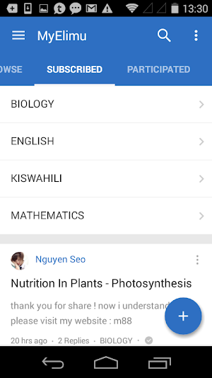 MyElimu Screenshot 2