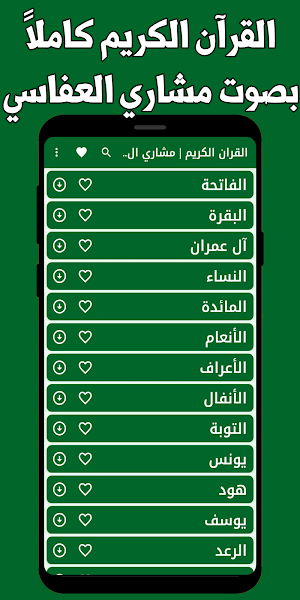القران كامل العفاسي بدون نت Screenshot 0