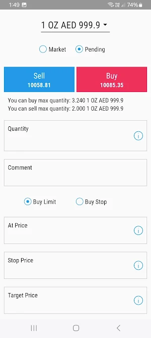 Save In Gold, Your Gold Market Screenshot 1