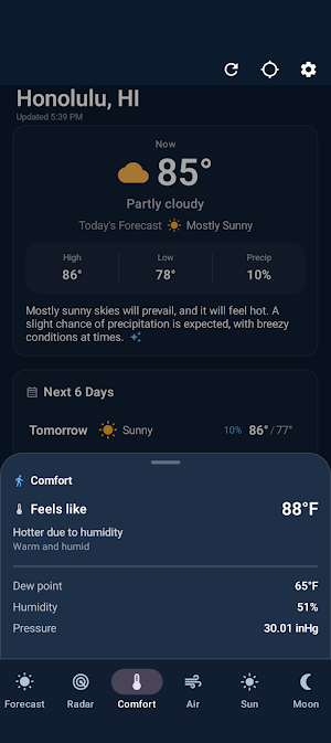 YAWA NOAA Screenshot 3