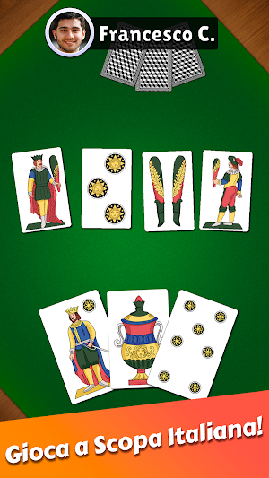 Scopa italiana online - carte Screenshot 0