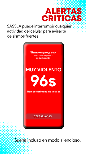 SASSLA: Sismos en tiempo real Screenshot 2