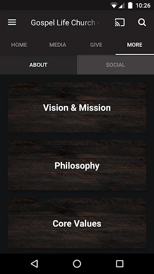 Gospel Life Church Screenshot 2