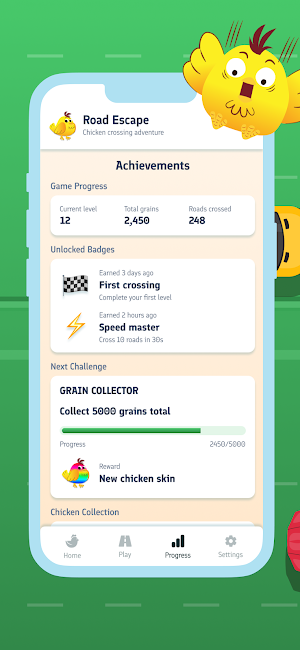 CrazyChick Road Escape Chicken Screenshot 3