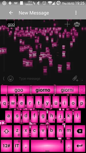 Keyboard Theme Led Pink Screenshot 1