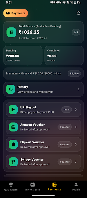 Quiz2Earn Screenshot 1