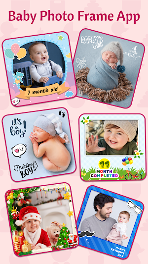 baby photo frames and editor Screenshot 1