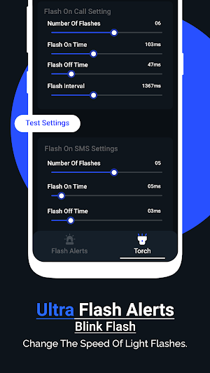 Flash Alerts: Calls & Messages Screenshot 1