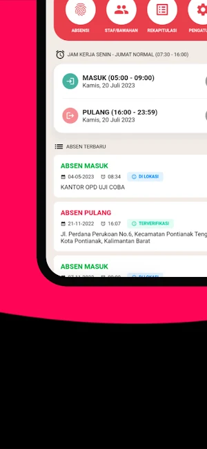 e-Absensi Kabupaten Landak Screenshot 2