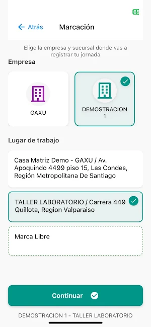Prosago Asistencia Screenshot 2