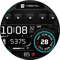 OZ502s Digital Watch Face