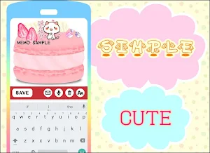 Cute Notepad "Kansai Cats" Screenshot 3