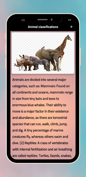 Facts about animals Screenshot 0