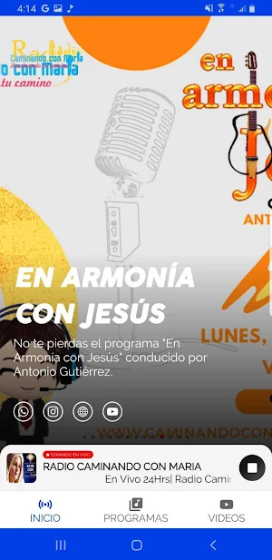 Radio Caminando con Maria Screenshot 0