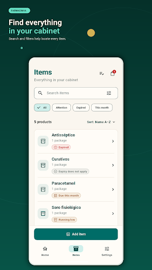 Farmacinha: Medicine Cabinet Screenshot 1