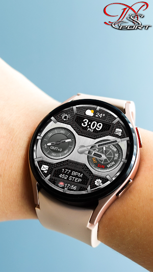 [N-SPORT607]EyeCente Watchface Screenshot 0